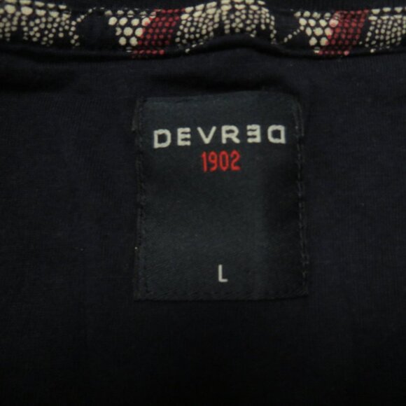 Devred 1902 T-shirt Womens Large Crew Short Sleeve Geometric - Picture 3 of 3